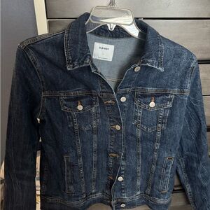 Old Navy Women's Dark Blue Jean Jacket
